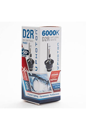 D2r 6000k +%50 Fazla Işık Xenon Far Ampulü