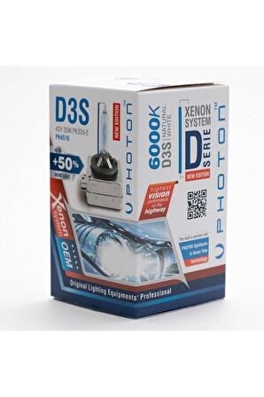 D3s 6000k +%50 Fazla Işık Xenon Far Ampulü Ph4516