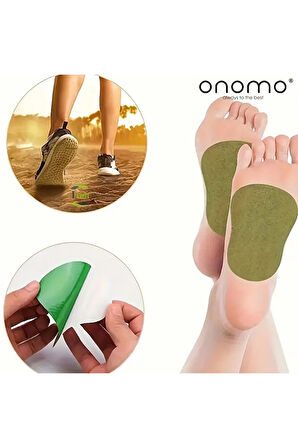 Health Bitkisel Akupuntur Ayak Bandı, Zencefil ve Nane Özlü, Yorgunluk ve Ağrı Giderici, 5 Adet