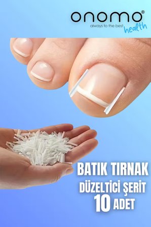 Onomo Health Batık Tırnak Düzeltici Şerit 10 Adet
