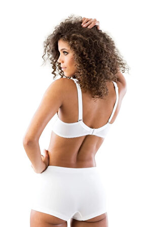 Kadın Beyaz Seamless Külot Korse