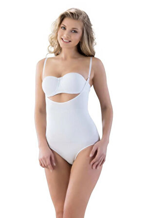 Kadın Dikişsiz Göğsü Açık Slip Korse