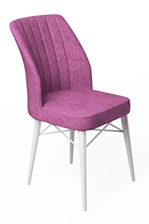 Rovena Lera Beyaz Mermer 70x110 Sabit Mdf Yemek Odası Takımı 2 Adet Sandalye