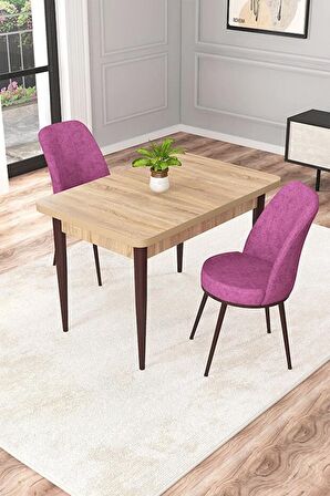 Rovena Raum Meşe 70x110 Sabit Suntalam Yemek Odası Takımı 2 Adet Sandalye