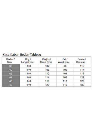 Düğmeli Kaşe Kaban Siyah 19260
