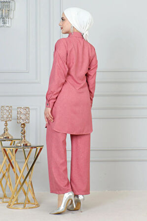 Beli Bağcıklı Takım Pembe 19220