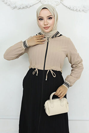 Beli Bağcıklı Ribanalı Takım Siyah 19237