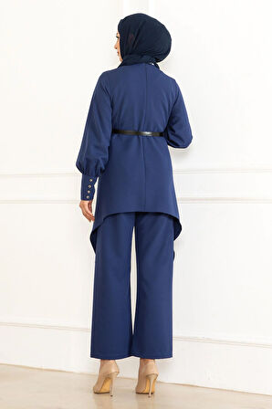 Kemer Detaylı Takım İndigo MSW19001-2