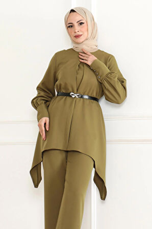 Kemer Detaylı Takım Haki MSW19001-4
