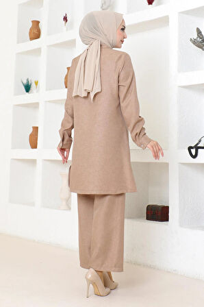 Fırfır Detaylı Takım Taba MSW19224-4