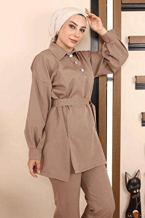 Yırtmaçlı Takım Vizon MSW19129-3