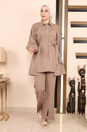 Yırtmaçlı Takım Vizon MSW19129-3