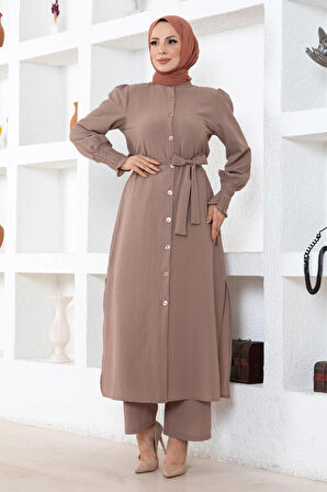 Yırtmaç Detaylı Takım Vizon MSW19233-5