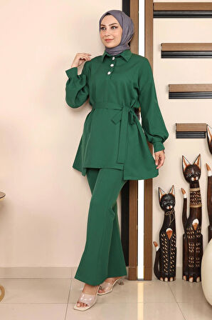 Yırtmaçlı Takım Zümrüt MSW19129-4