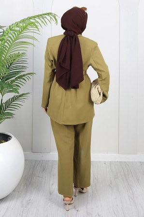 Soft Blazer Takım Haki 19389