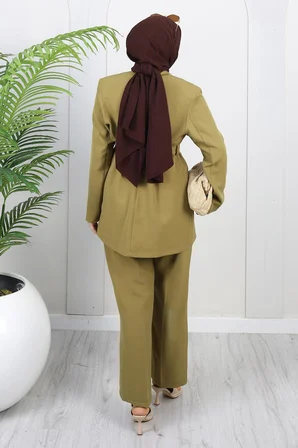Soft Blazer Takım Haki 19389