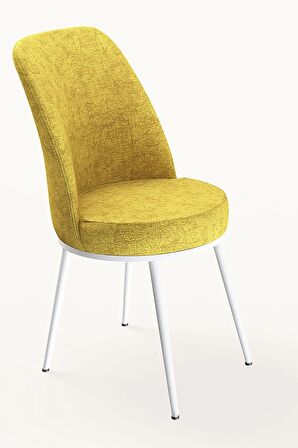 Rovena Sona Beyaz 70x114 Açılabilir Suntalam Yemek Odası Takımı 6 Adet Sandalye