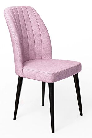 Rovena Lucca Siyah Mermer 70x114 Açılabilir Suntalam Yemek Odası Takımı 4 Adet Sandalye