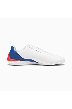  Puma Erkek Beyaz-Mavi-Kırmızı Bmw M Motorsport Drift Cat Decima Spor Ayakkabı VO30730406