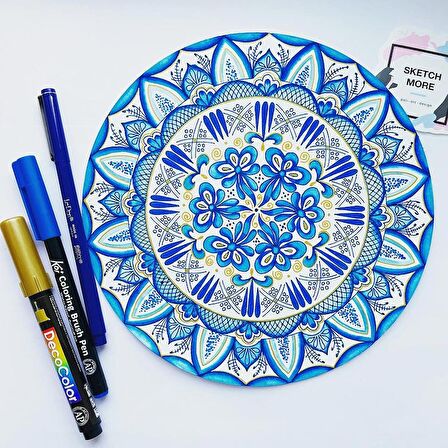 Super set 3ü1 arada yuvarlak albüm d11+d15+d20 cm (suluboya ve grafik için)