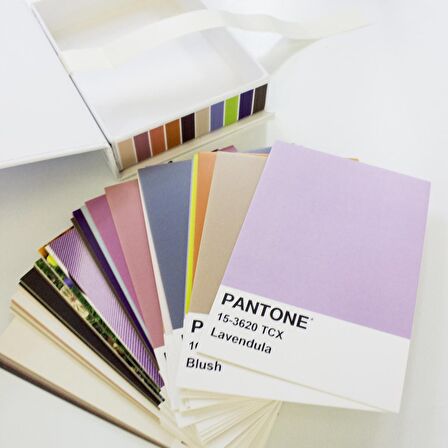 Pantone 50 Postcards Scrapbooking Sanat Kartları