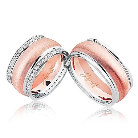 Taşlı Altın Alyans 1705-2