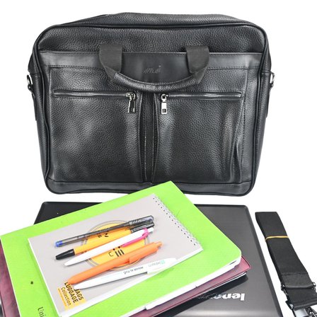 SİA ÇANTA KALİTELİ YUMUŞAK VİNNEKS KUMAŞ ÇOK GÖZLÜ EL TUTMA & ÇAPRAZ ASKILI LAPTOP VE EVRAK ÇANTASI  17'' İNÇ