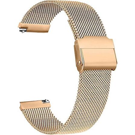 Gpack Honor Watch GS 3i Kordon Çıtçıtlı Hasır Metal Örgülü KRD 45