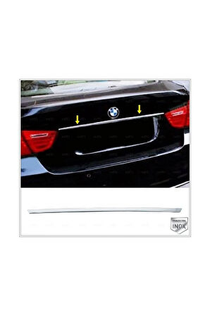 Bmw 3 Series E90 E91 Uyumlu Krom Bagaj Çıtası 2004-2012 Arası Paslanmaz Çelik