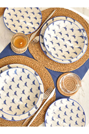 Bird Porselen 3 Lü Yemek Takımı