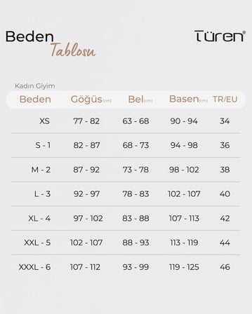 Türen Ekoseli Dokuma Tek Alt Kapri 3617/Ekru