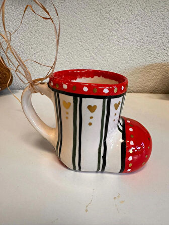 Tombik Çorap Kupa - Yılbaşı Temalı