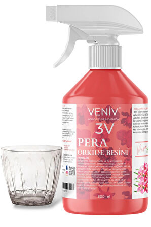 3V Pera Çiçeklendirici&Köklendirici Bitki Besini 500 ml+1.5L Dekoratif Saksı