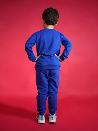 Timur İmparatorluğu Legolu %100 Pamuklu Mavi Çocuk Eşofman Takımı