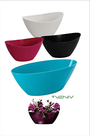 Lüks Aranjman Kayık Saksı 3,25 L