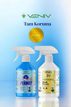 3V En İyi Bitki Tam Koruma Seti- Permet Mantar Koruma- Pervoks Haşere Koruma Set