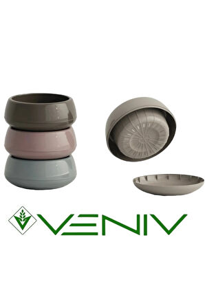 Aranjman Dekoratif Saksı-çiçek-kaktüs Ve Sukulent 0.68l- 1adet