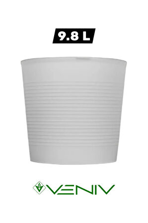 Dekoratif Kırılmaz Esnek Saksı 9.8 L