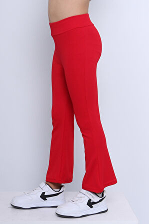 KIZ ÇOCUK TAYT İSPANYOL PAÇA DÜZ RENK D17