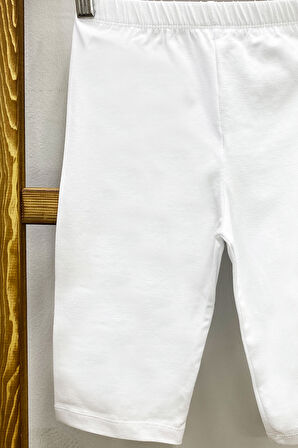 KIZ ÇOCUK KISA TAYT DÜZ RENK BELİ LASTİKLİ D27