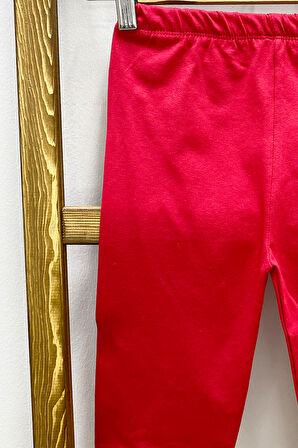 KIZ ÇOCUK KISA TAYT DÜZ RENK BELİ LASTİKLİ D27