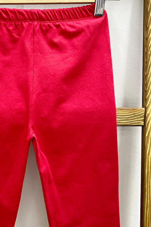 KIZ ÇOCUK KISA TAYT DÜZ RENK BELİ LASTİKLİ D27