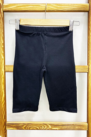 KIZ ÇOCUK KISA TAYT DÜZ RENK BELİ LASTİKLİ D27