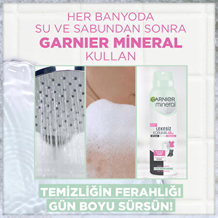 Garnier Lekesiz Koruma Antiperspirant Ter Önleyici Leke Yapmayan Kadın Sprey Deodorant 150 ml