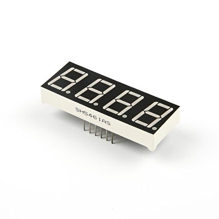 0.56 inç Kırmızı 4'lü 7-Segment Display