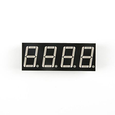 0.56 inç Kırmızı 4'lü 7-Segment Display