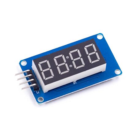 TM1637 4 Digit LED Saat Display Modülü
