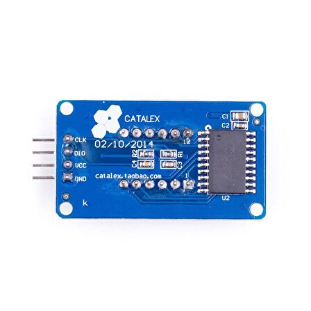 TM1637 4 Digit LED Saat Display Modülü