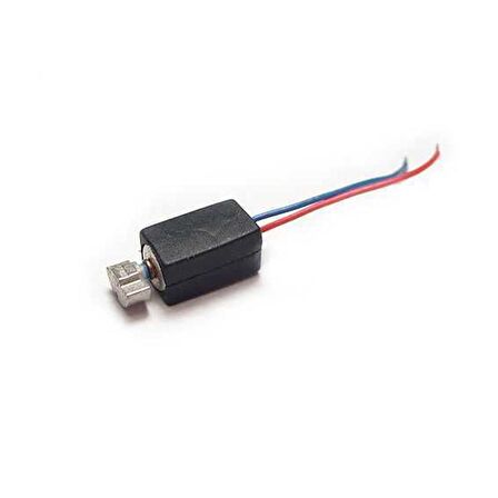 4.5 mm x 8 mm Mini Kablolu Titreşim Motoru (Silikon Kılıflı)