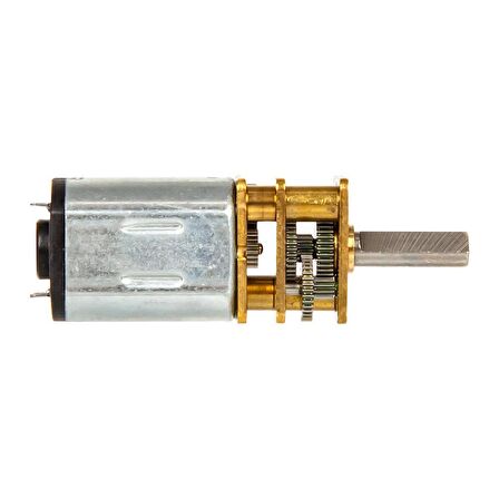 N20 12V DC 100 RPM Mikro Metal Redüktörlü Motor